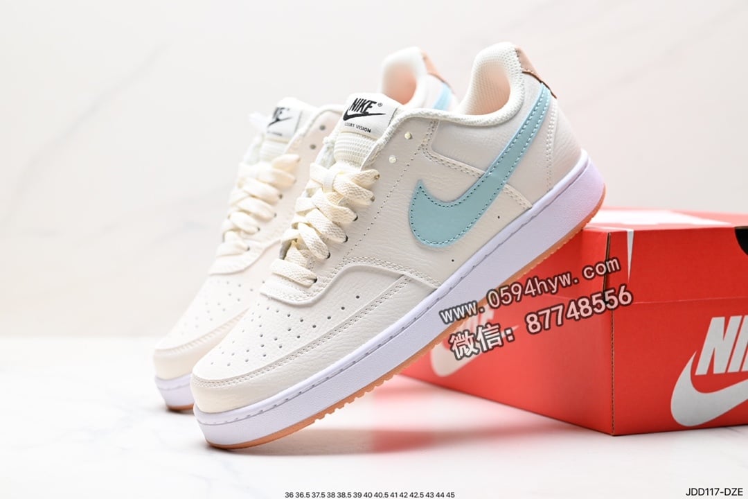 运动鞋, 篮球鞋, Nike Court Vision Low, NIKE, 2023 - Nike Court Vision Low 真标 鞋子类型 混合运动鞋 鞋帮高度 低帮 货号 FQ6876-131 颜色 无