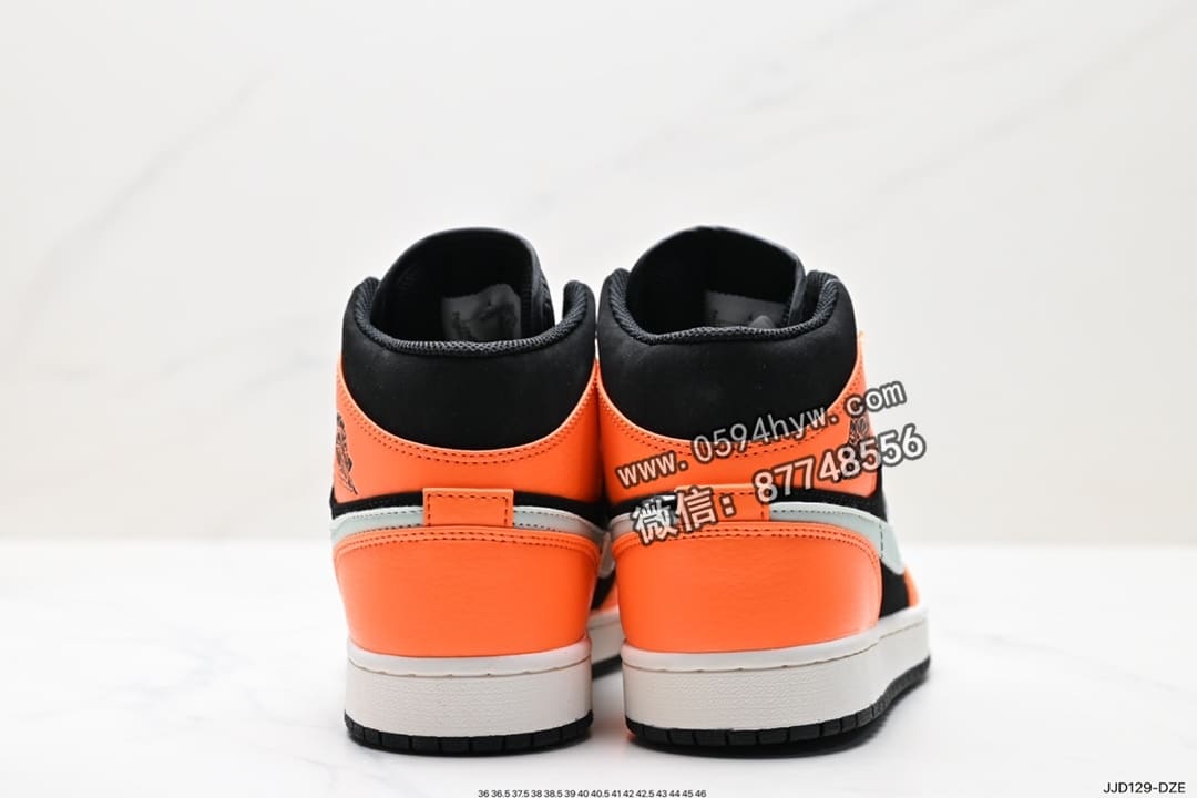 篮球鞋, Jordan, Air Jordan 1 Mid, Air Jordan 1, Air Jordan, AI - Air Jordan 1 Mid 绿黄中帮篮球鞋 货号: 554724-062