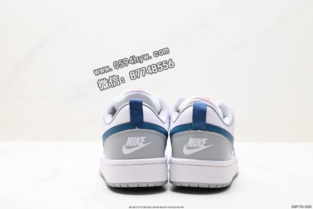 运动鞋, 耐克, 板鞋, 休闲板鞋, RO, NIKE, F1, Court Borough Low, 85, 2023, 07 - 耐克Nike Court Borough Low 2 校园休闲板鞋 货号:BQ5448-113