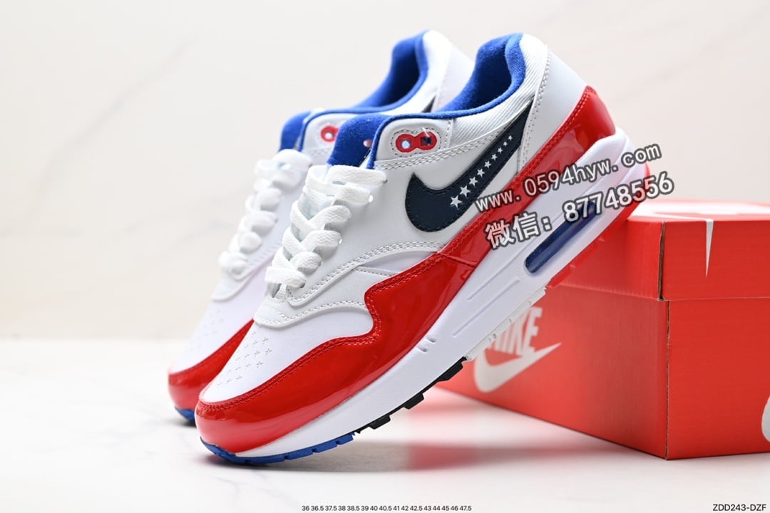 运动鞋, 跑鞋, 慢跑鞋, 健身, 休闲运动鞋, Nike Air Max 1, Nike Air Max, Nike Air, NIKE, Air Max 1, Air Max, 2023 - Nike Air Max 1 初代复古气垫百搭休闲运动慢跑鞋 货号: FB9152-100