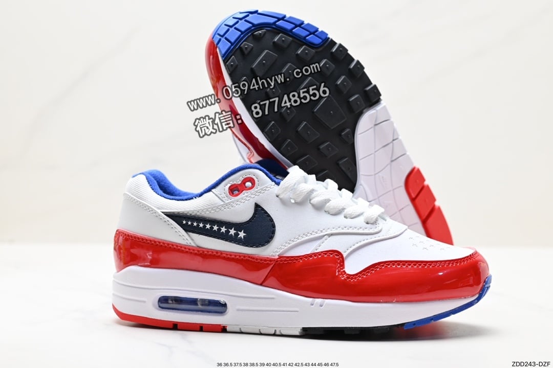 运动鞋, 跑鞋, 慢跑鞋, 健身, 休闲运动鞋, Nike Air Max 1, Nike Air Max, Nike Air, NIKE, Air Max 1, Air Max, 2023 - Nike Air Max 1 初代复古气垫百搭休闲运动慢跑鞋 货号: FB9152-100