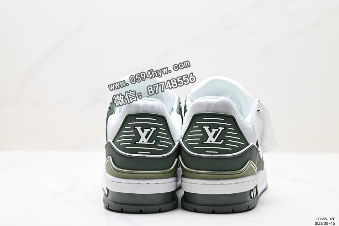 路易威登, 板鞋, Louis Vuitton, AK, AI, 2023 - LV路易威登 Trainer Maxi Low Sneaker 篮球板鞋 尺码：39 40 41 42 43 44 45 ID: JFD355-DZF