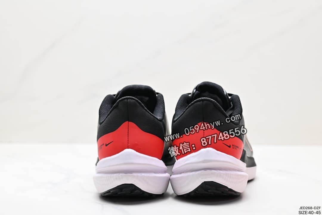 Zoom, Swoosh, Nike Air, NIKE, Air Zoom, AI - Nike Air Zoom Winflo 9 皮面训跑练步鞋 货号：813599-022