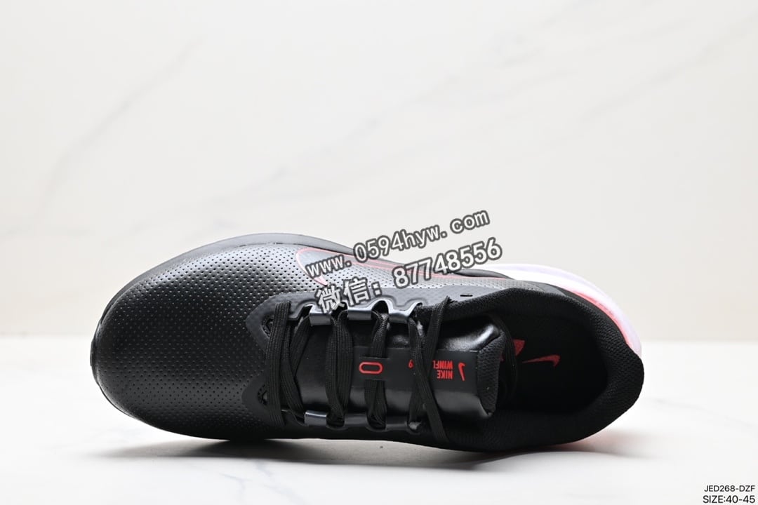 Zoom, Swoosh, Nike Air, NIKE, Air Zoom, AI - Nike Air Zoom Winflo 9 皮面训跑练步鞋 货号：813599-022