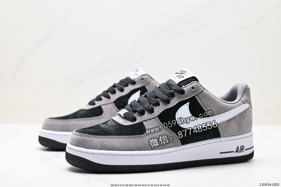 Swoosh, Nike Air Force 1, Nike Air, NIKE, FORCE 1, Air Force 1, AI, 07 - Nike Air Force 1 ‘07 Low 原楦头原纸板 空军 CW2288-111 36-45 ZJD534-DZG