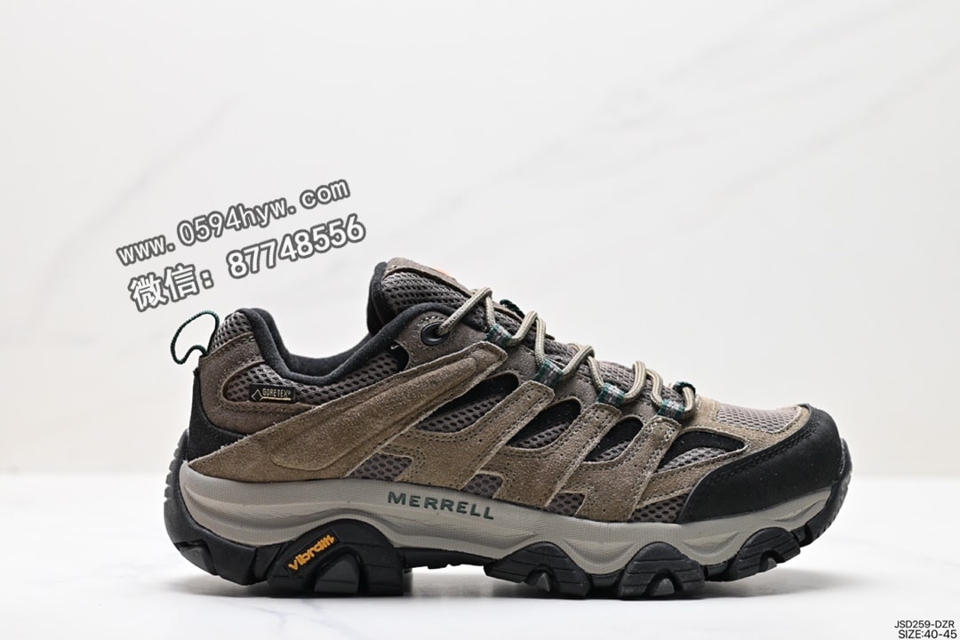 Merrell 迈乐 运动登山鞋 徒步防滑耐磨户外鞋 小红书爆款 新款百搭休闲鞋 尺码：40 41 42 43 44 45 ID:JSD259-DZR