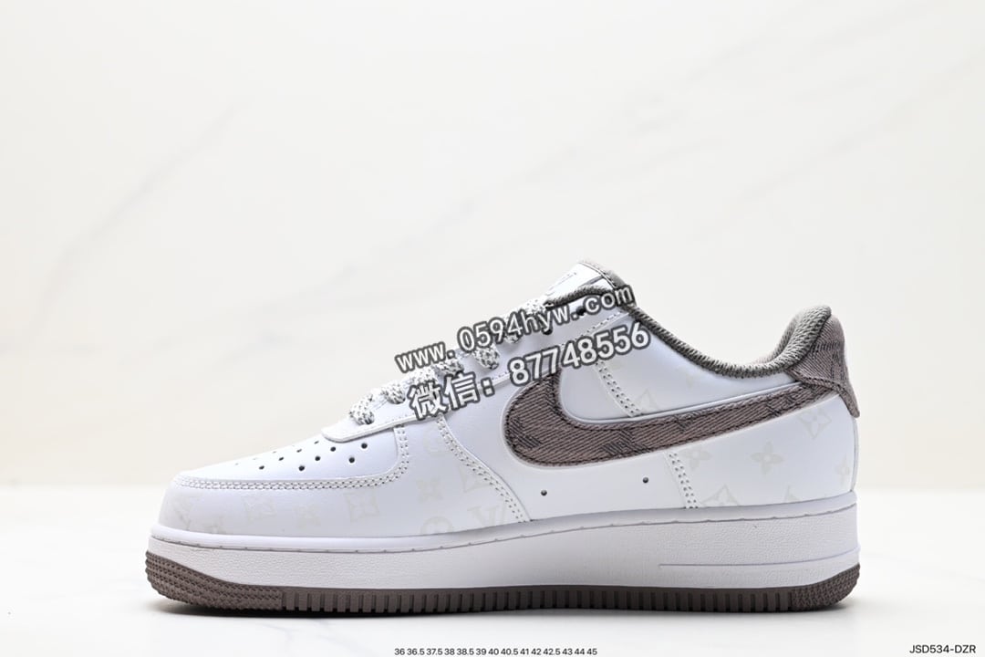 运动鞋, FORCE 1, Air Force 1, AI, 2023, 07 - Air Force 1 ‘07 Low 原楦头原纸板 空军版型 黑色 货号：CW2288-111 ID:JSD534-DZR