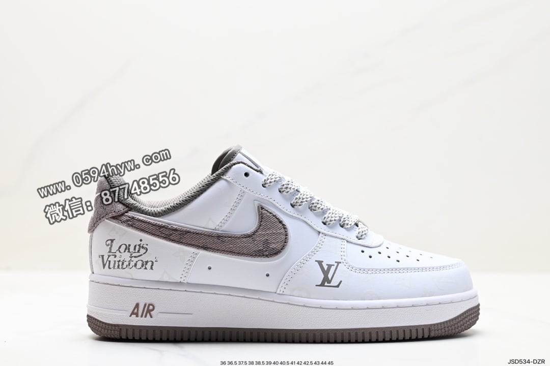 Air Force 1 ‘07 Low 原楦头原纸板 空军版型 黑色 货号：CW2288-111 ID:JSD534-DZR