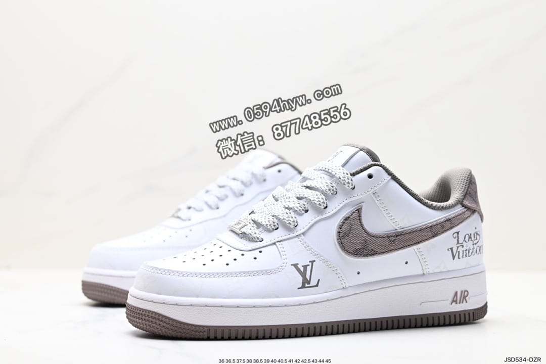 运动鞋, FORCE 1, Air Force 1, AI, 2023, 07 - Air Force 1 ‘07 Low 原楦头原纸板 空军版型 黑色 货号：CW2288-111 ID:JSD534-DZR