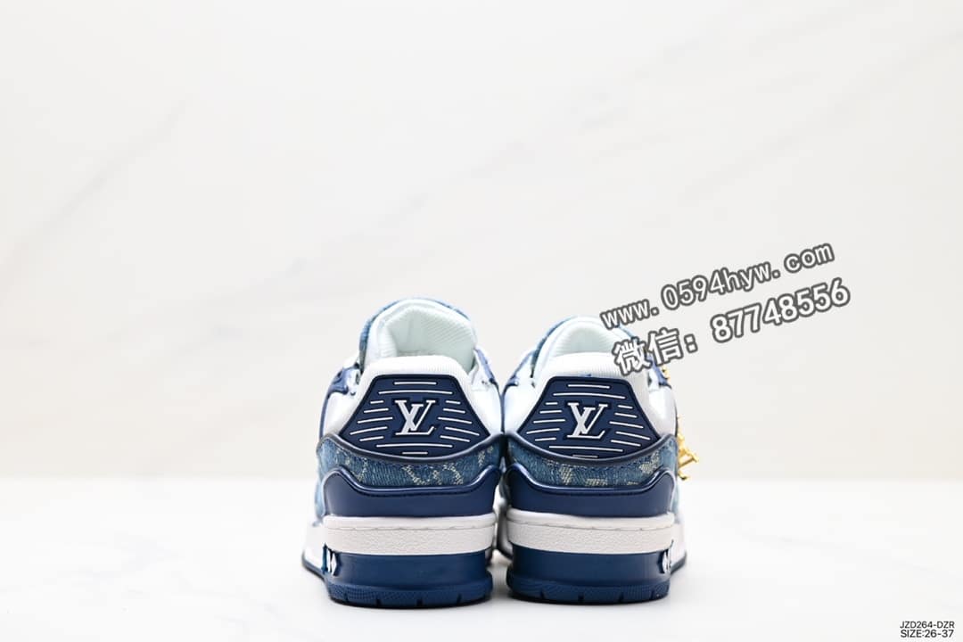 路易威登, 童鞋, 板鞋, Louis Vuitton Trainer Sneaker Low, Louis Vuitton Trainer, Louis Vuitton, AK, AI - LV路易威登童鞋 Louis Vuitton Trainer Sneaker Low 童鞋尺码：26-37 ID：JZD264-DZR