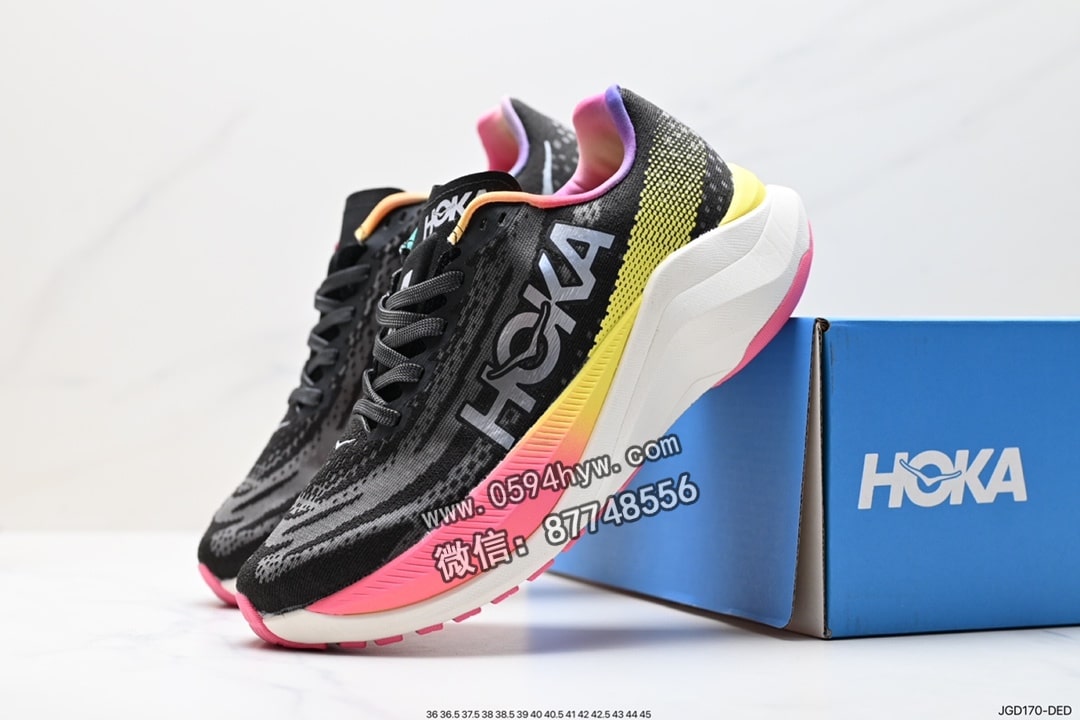 运动鞋, 跑鞋, HOKA, 85, 2023, 07 - HOKA W MACH X 全新配色 鞋子类型：跑鞋 顶厚中底 缓震和轻量 运动鞋 尺码：36-45 货号：JGD170-DED