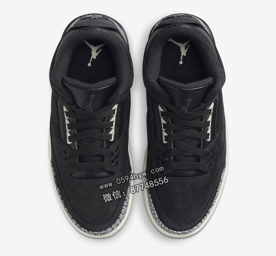 WMNS, Swoosh, Off Noir, CK9246-001, AJ3, AJ, Air Jordan 3, Air Jordan - "AJ3黑水泥"正式发布！官方揭秘！