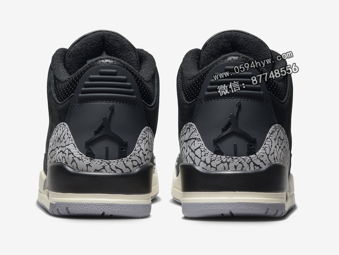 WMNS, Swoosh, Off Noir, CK9246-001, AJ3, AJ, Air Jordan 3, Air Jordan - "AJ3黑水泥"正式发布！官方揭秘！