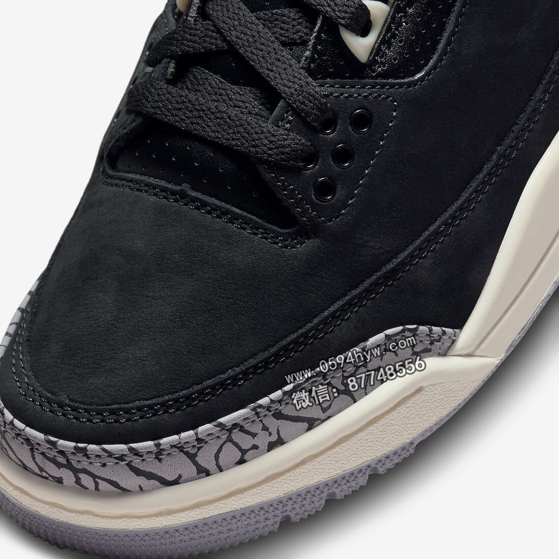 WMNS, Swoosh, Off Noir, CK9246-001, AJ3, AJ, Air Jordan 3, Air Jordan - "AJ3黑水泥"正式发布！官方揭秘！