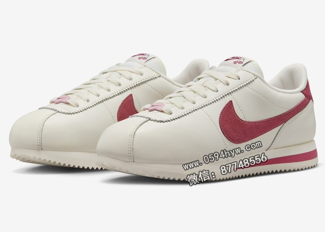 2024年2月发布的Nike Cortez“情人节”主题款