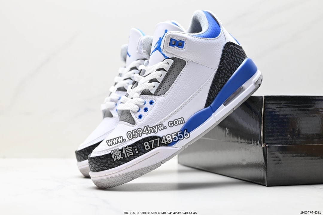 篮球鞋, 爆裂纹, Jordan, Air Jordan 3 Retro, Air Jordan 3, Air Jordan, 85, 2023 - Air Jordan 3 Retro ”Hide and Sneak“ 白灰棕 AJ3 乔丹3代 aj3 乔3 白灰棕 乔丹篮球鞋系列