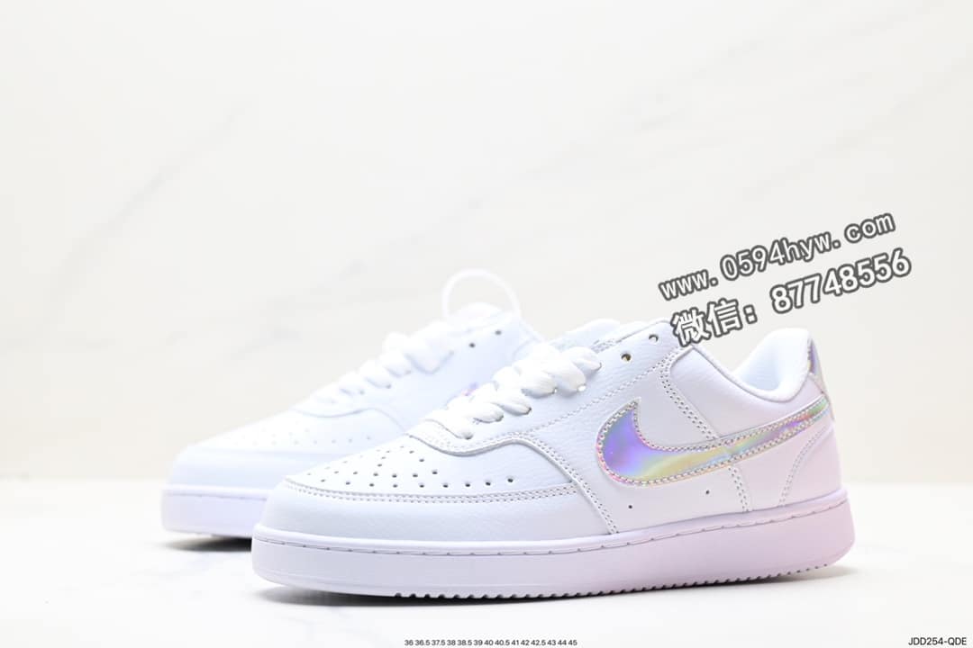 运动鞋, 篮球鞋, Nike Court Vision Low, NIKE, 2023 - Nike Court Vision Low 篮球鞋 白黑 货号：CD5483-103