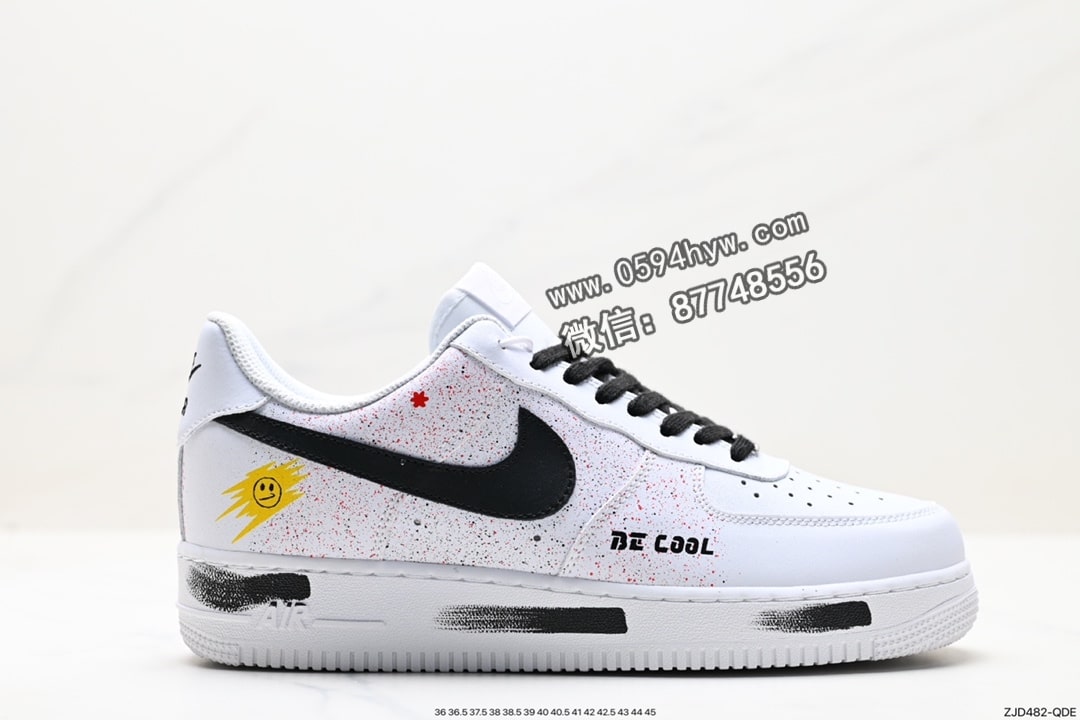 Air Force 1 ‘07 Low 原楦头原纸板 高帮篮球鞋 货号：CW2288-111