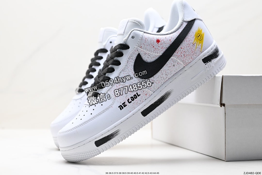 高帮篮球鞋, 高帮, 运动鞋, 篮球鞋, Air Force 1, 85, 2023, 07 - Air Force 1 ‘07 Low 原楦头原纸板 高帮篮球鞋 货号：CW2288-111