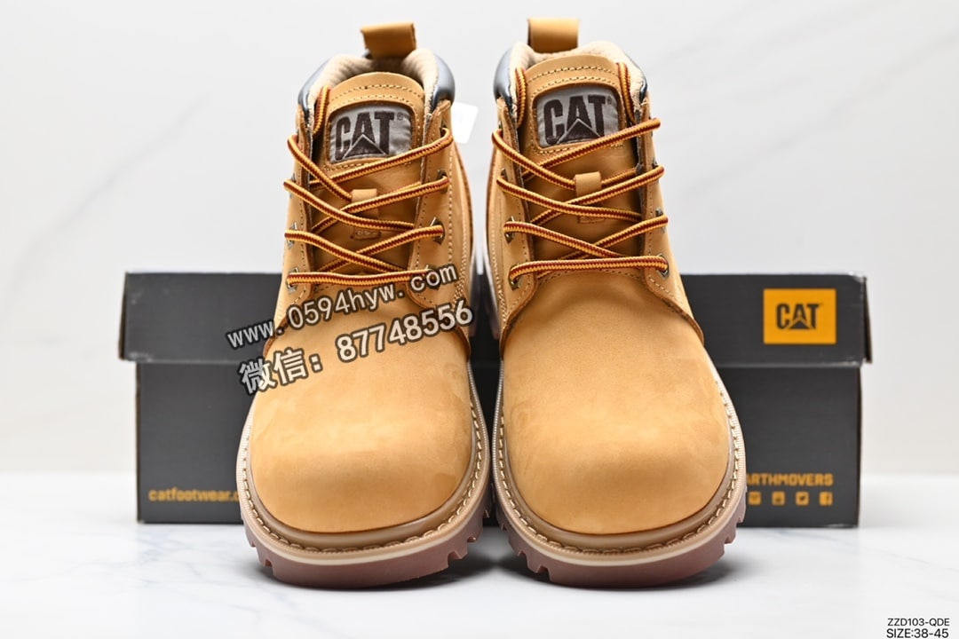 CAT, 85, 2023 - CAT FOOTWEAR 卡特工装 休闲复古潮鞋系列 鞋子类型：潮鞋 鞋帮高度：不详 颜色：不详 货号：ZZD103-QDE