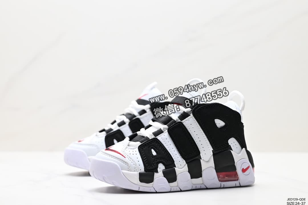 耐克, 篮球鞋, 童鞋, 文化篮球鞋, WMNS, NIKE, GS, Air More Uptempo, AI, 85, 2023, 07 - Nike WMNS Air More Uptempo GS 高街运动篮球鞋 美国队配色