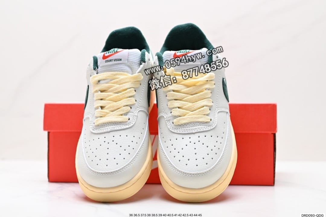 运动鞋, 篮球鞋, Nike Court Vision Low, NIKE, 2023, 07 - Nike Court Vision Low 白黑 篮球鞋 货号：DH2987-103