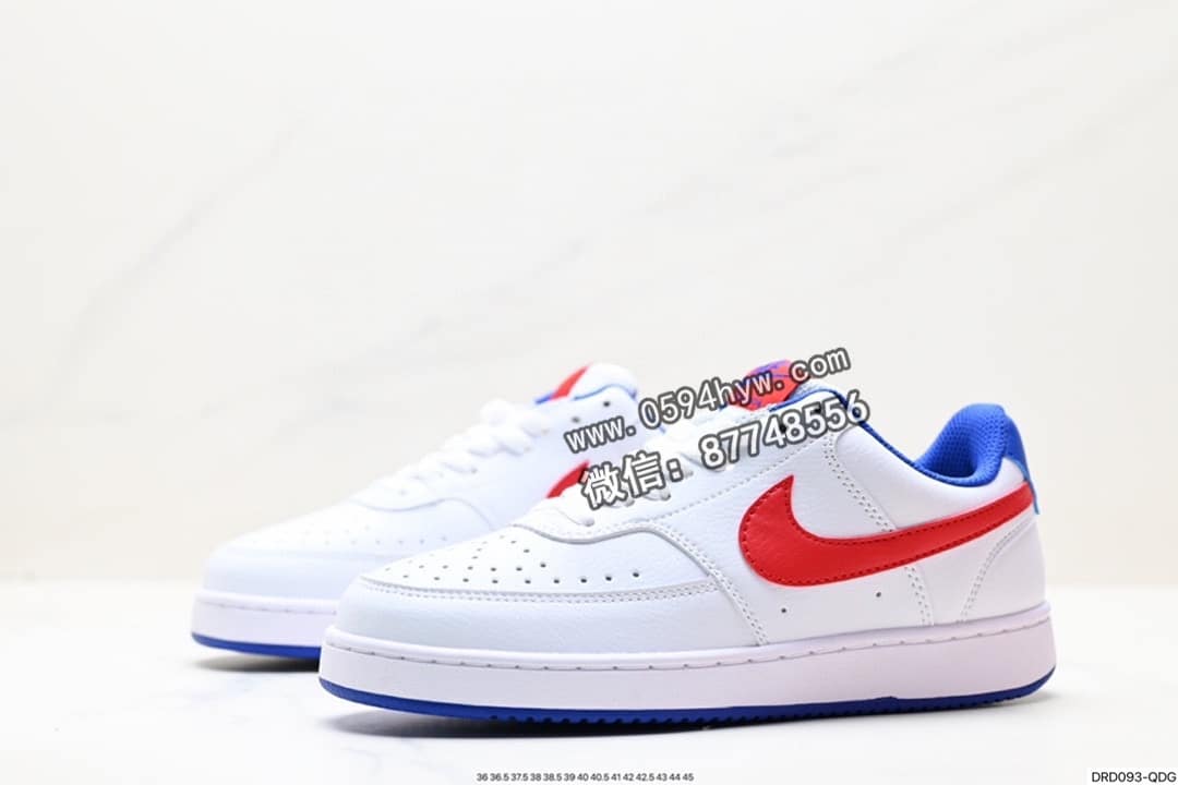 运动鞋, 篮球鞋, Nike Court Vision Low, NIKE, 85, 2023, 07 - Nike Court Vision Low 白黑 鞋子篮球鞋 低帮 货号 DH2987-103