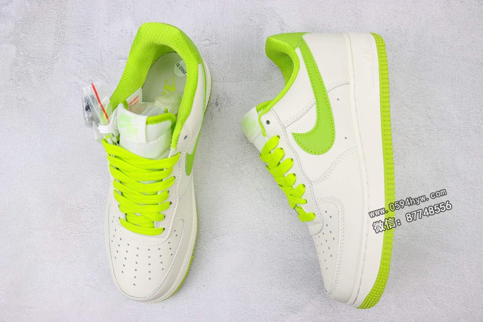 Nike Air Force 1 Low 空军一号低帮运动休闲板鞋 白绿 货号：PR0026-312