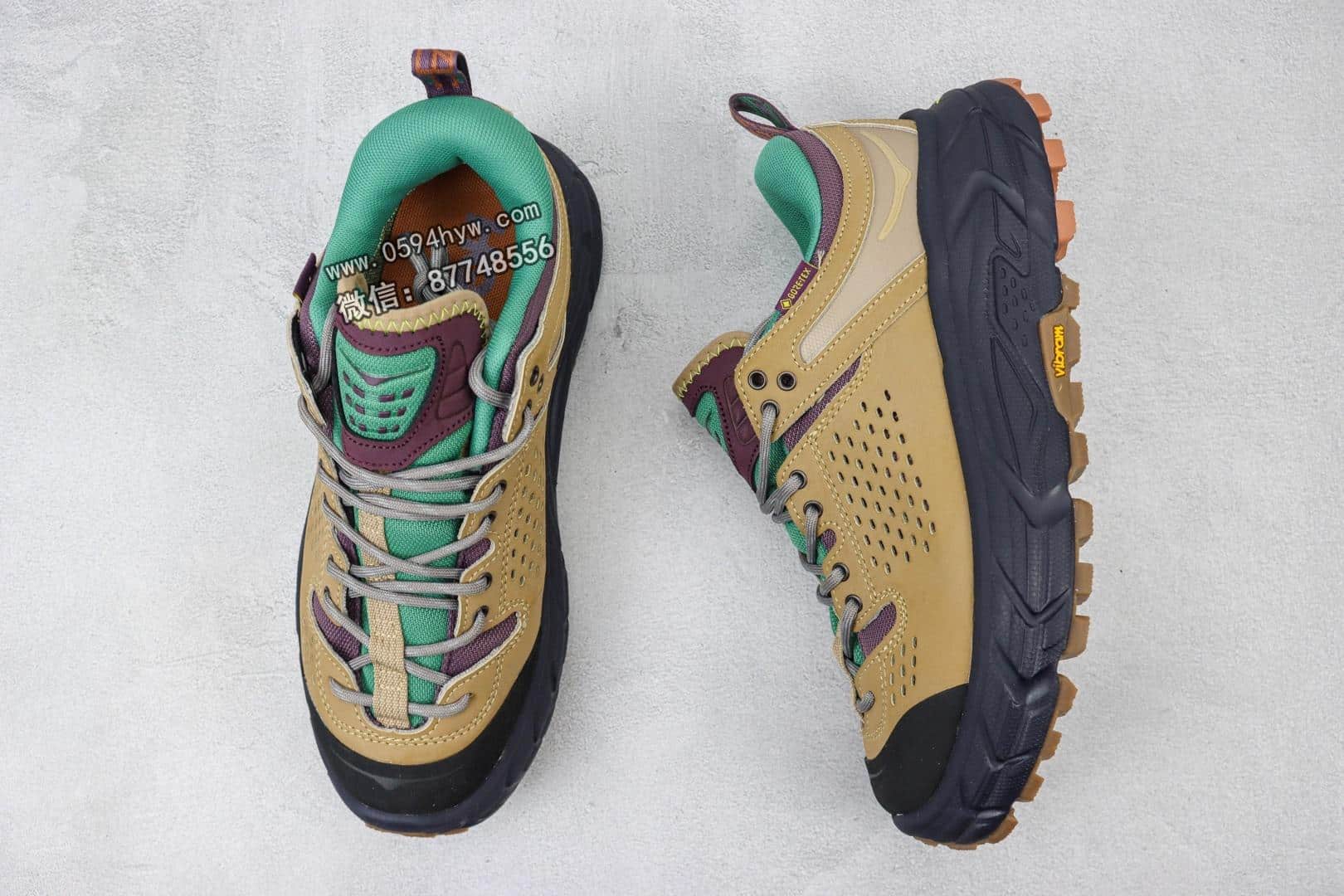 HOKA Tor Ultra x JLAL联名 减震防滑耐磨户外功能鞋登山徒步鞋 货号：1145771/NBYL 卡其棕