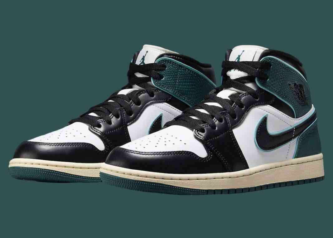 Air Jordan 1 Mid “氧化绿 “现已上市（2024 年 6 月）