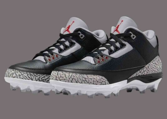 Air Jordan 3 TD “Black Cement” 足球鞋将于 2024 年 7 月发布