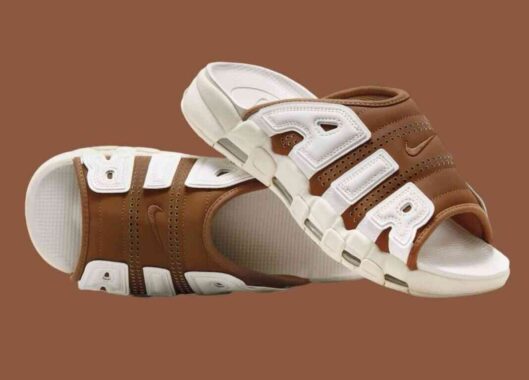 耐克 Air More Uptempo Slide “棕色/帆布 “2024 年夏季发布