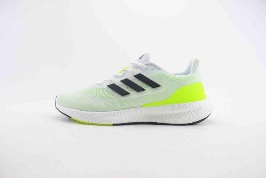 阿返迪达斯 Adidas PureBOOST 22 爆米花缓震中底跑步鞋 绿色 货号：IF2379