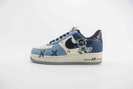 Nike Air Force 1 空军 KAWS联名 印花 带挂件 定制涂鸦 XC2351-222