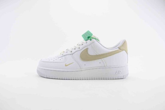 HY版 Nike Air Force 1 空军 双勾 低帮 白奶金 CZ0270-105