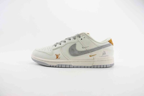 Nike SB Dunk Low x LV联名 双小勾 兰博基尼 定制配色 FC1688-191 米灰棕