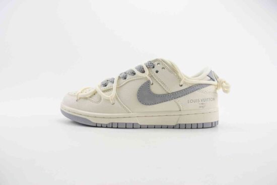 Nike SB Dunk Low x LV联名 绑带解构 定制配色 JJ5688-101