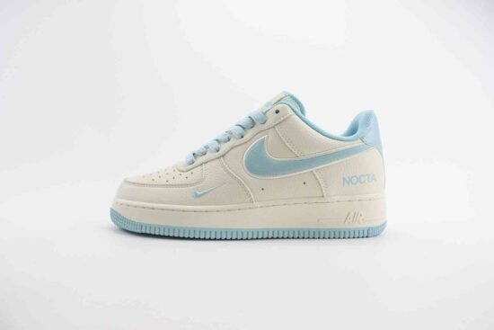 Nike Air Force 1 空军 双勾 NOCTA印花 米蓝 货号：NO0224-026