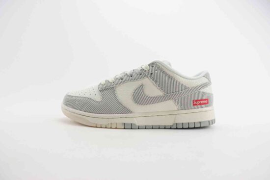 Nike SB Dunk Low x Supreme 联名 米灰 灯芯绒 双小勾 FC1688-143