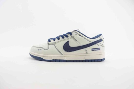 Nike SB Dunk Low x Supreme 联名 低帮 深蓝白 RM2308-238