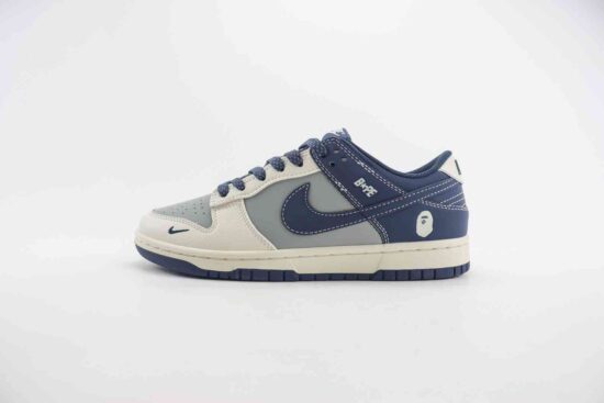 Nike SB Dunk Low 猿人头 定制配色 白灰蓝渐变 BB8969-001