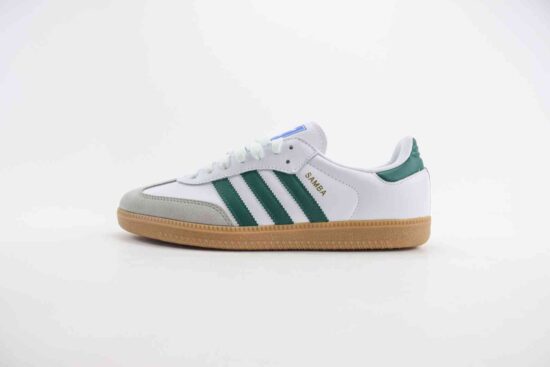 Adidas Samba Vegan 休闲板鞋 白绿 IE3437