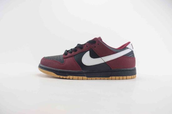 Nike SB Dunk Low 复古低帮休闲运动滑板鞋 HM9658-600 黑酒红白勾