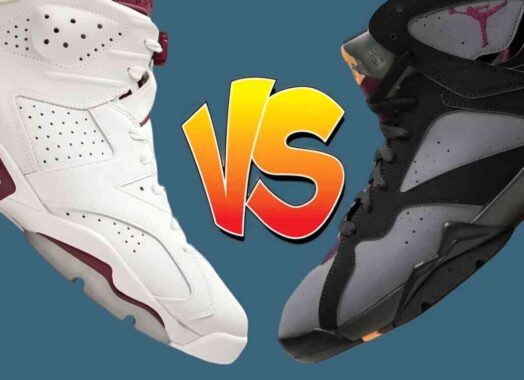 更好的发布：Air Jordan 6 “栗色 “还是 Air Jordan 7 “波尔多”？