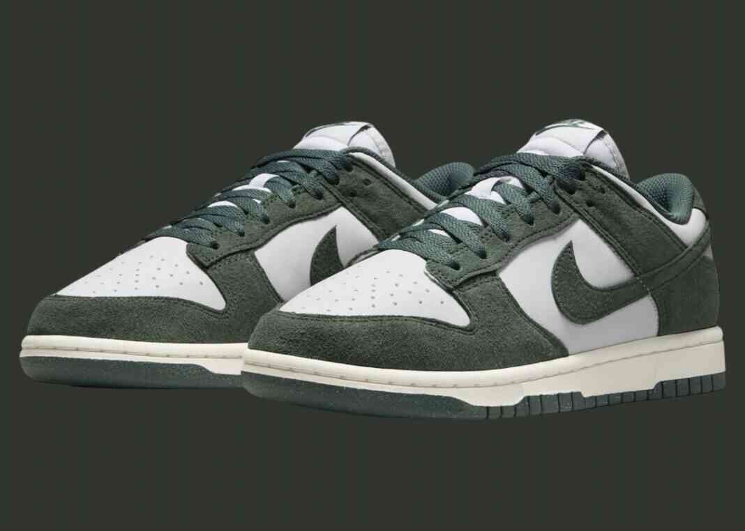 耐克 Dunk Low Next Nature “绿色麂皮 “2024 年秋季发布