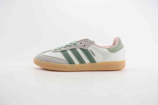 Adidas Original Samba OG 板鞋 ID0942 白绿