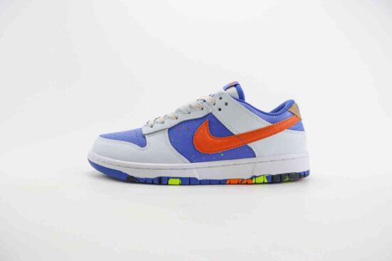 Nike SB Dunk Low 星空 白蓝橙色 货号：HJ9233-025