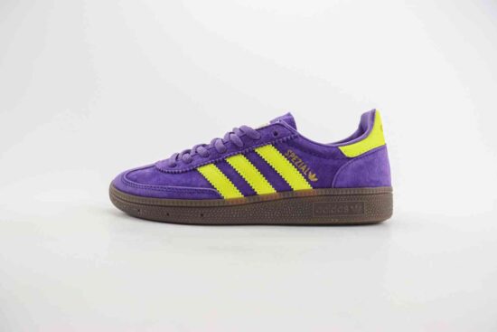 Adidasidas Handball Spezial 三叶草 经典款 复古休闲板鞋 紫色 货号：GW1398