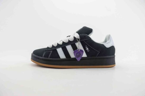 Korn x Adidas originals Campus 00S 低帮 联名面包鞋 灰色 货号：IG0792