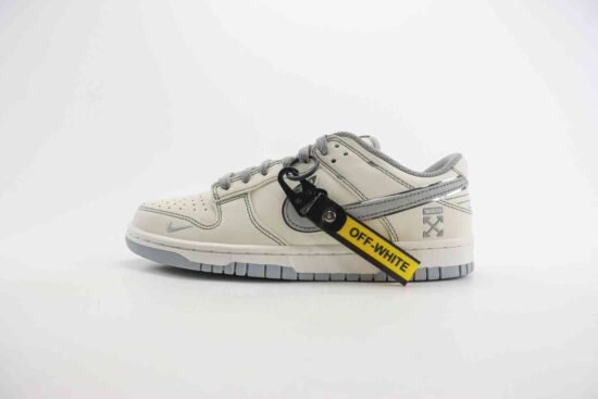 Nike SB Dunk Low x OW 箭头 定制配色 米灰 DJ2024-001